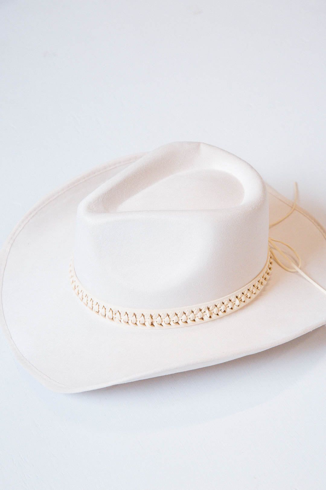 Rhett Braided Cowboy Hat, Ivory sold by North & Main Clothing Company