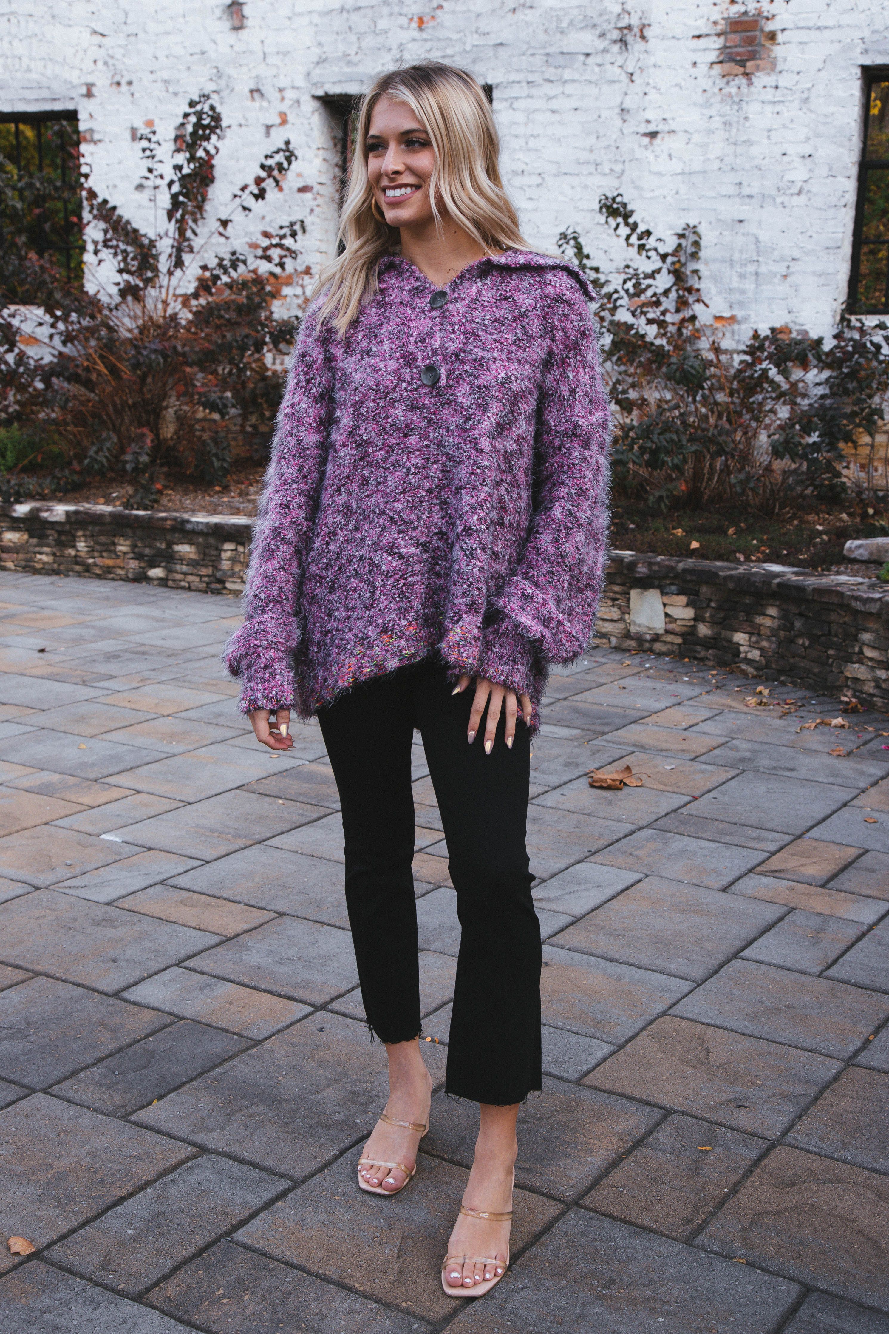 Stellar Pullover Sweater, Shocking | Free People sold by North & Main Clothing Company