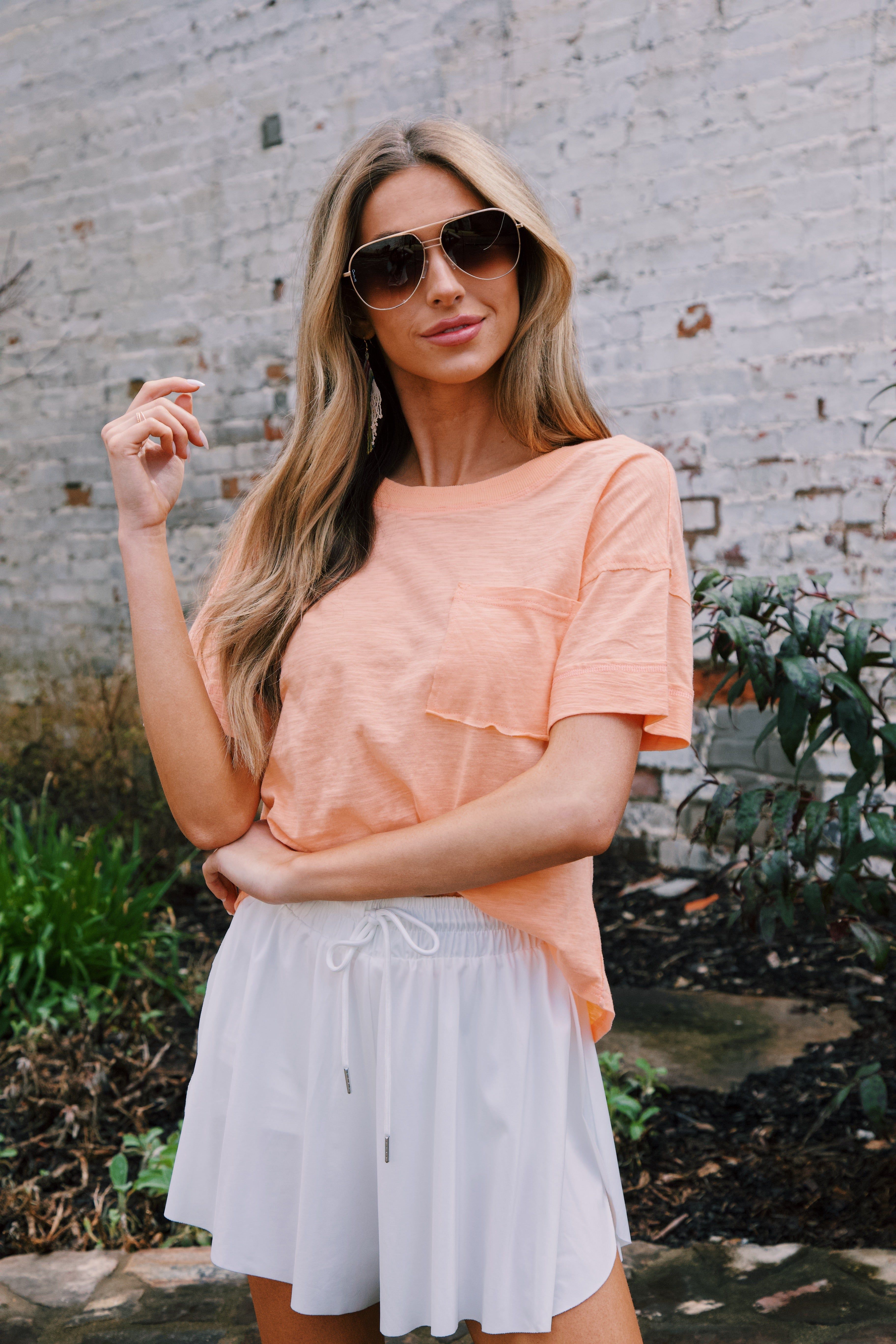 Coast Back V-Neck Top, Mango sold by North & Main Clothing Company product image thumbnail 5