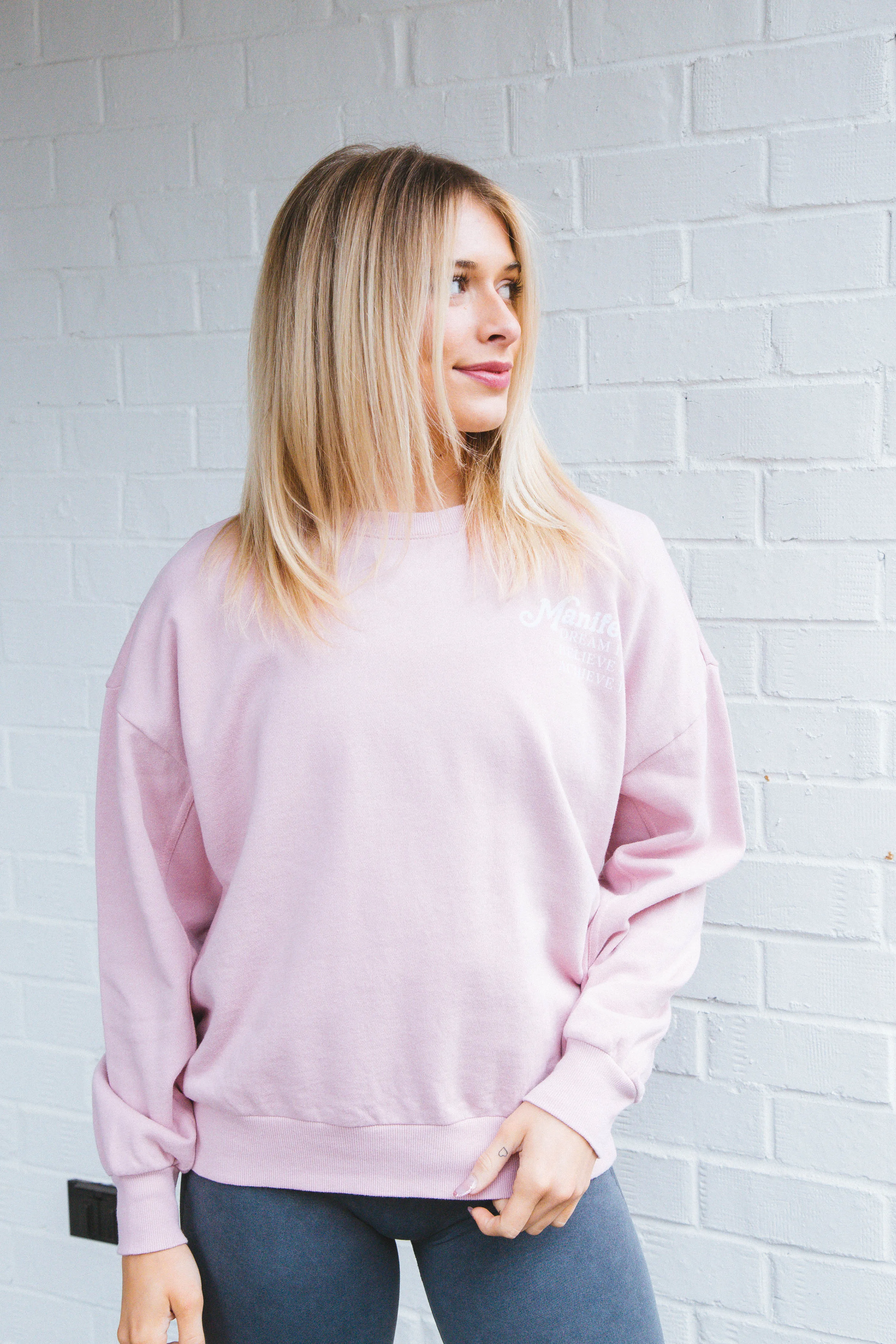 Oversized Manifest Sweatshirt, Pink Passion | Z Supply sold by North & Main Clothing Company product image thumbnail 2