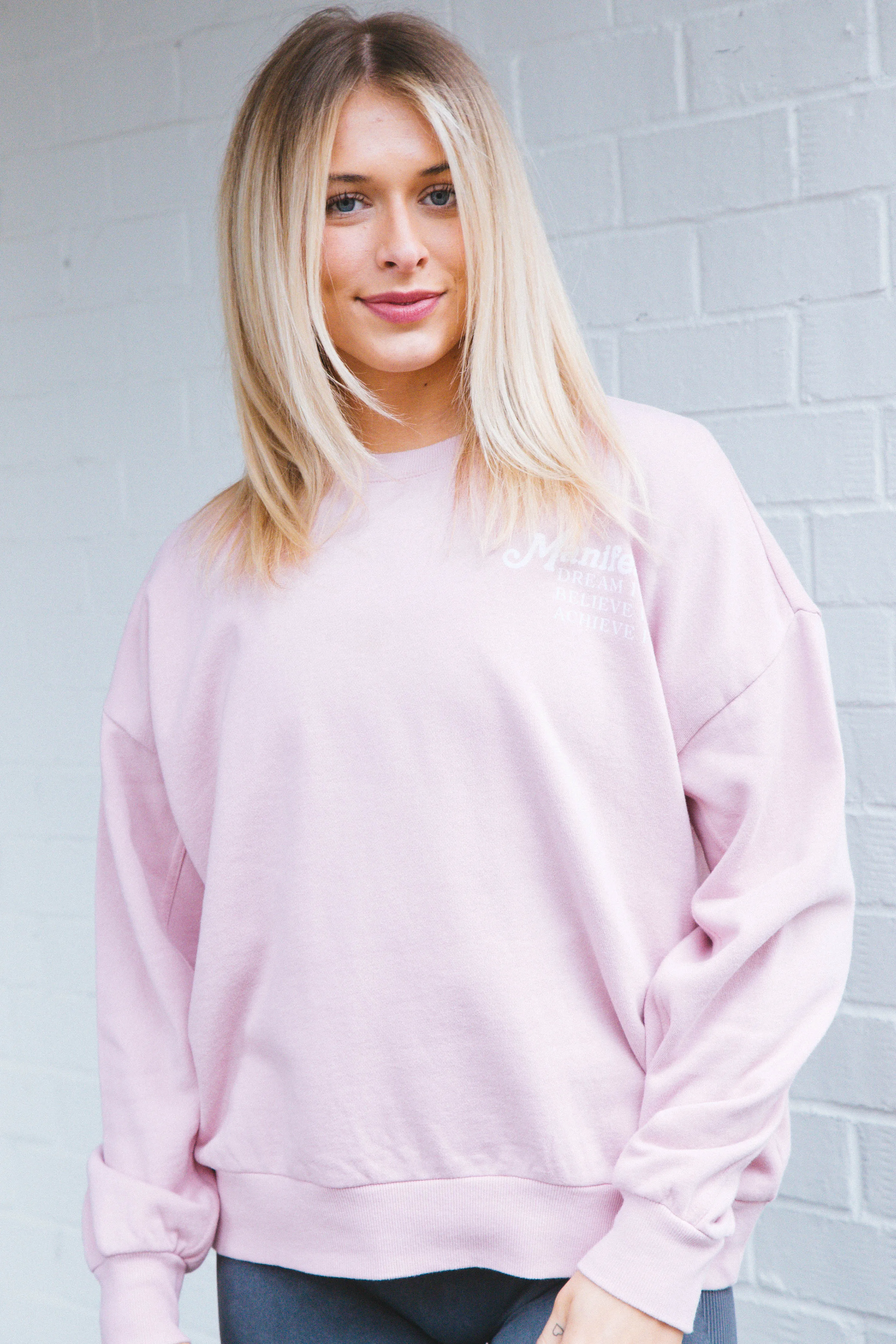 Oversized Manifest Sweatshirt, Pink Passion | Z Supply sold by North & Main Clothing Company product image thumbnail 3