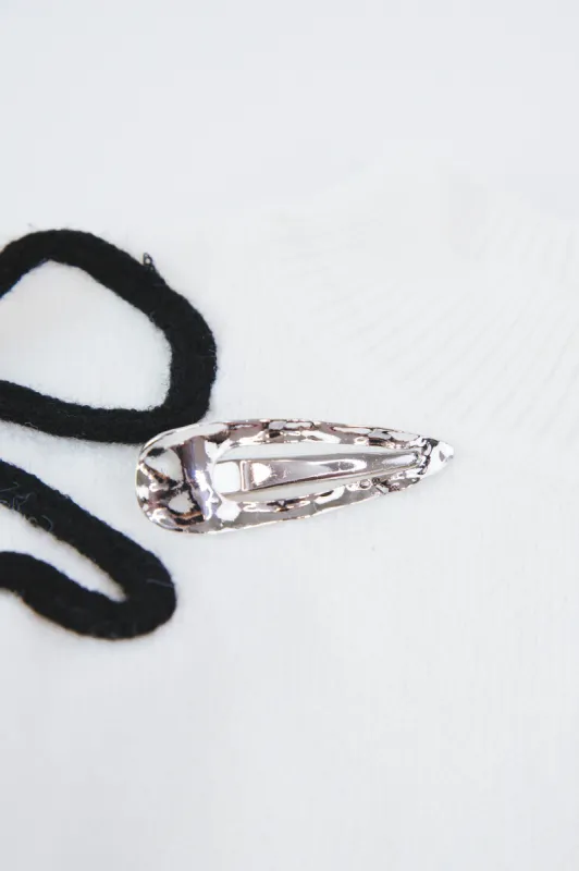 Silver Bullet Hair Clip, Silver made by North & Main Clothing Company