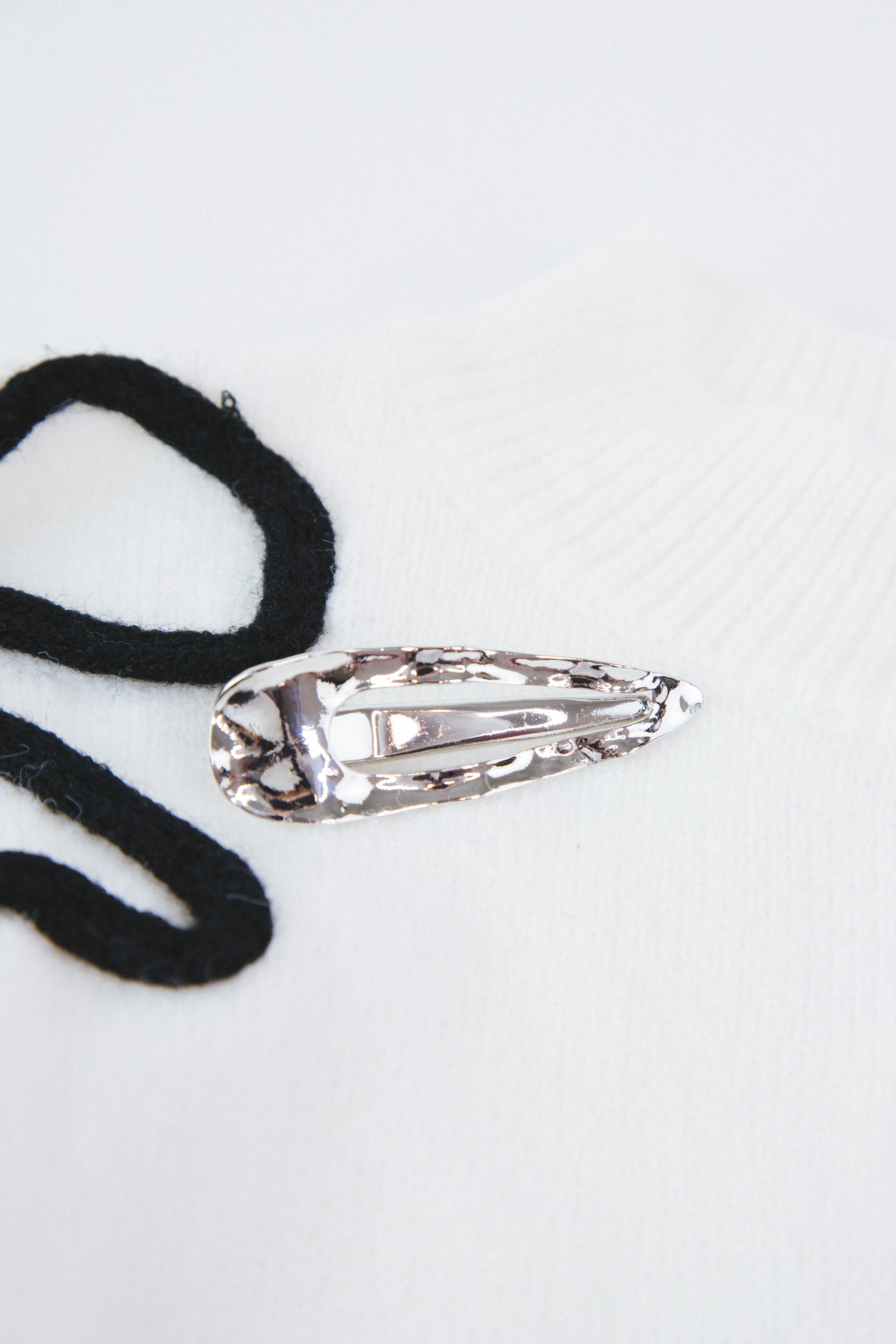 Silver Bullet Hair Clip, Silver sold by North & Main Clothing Company