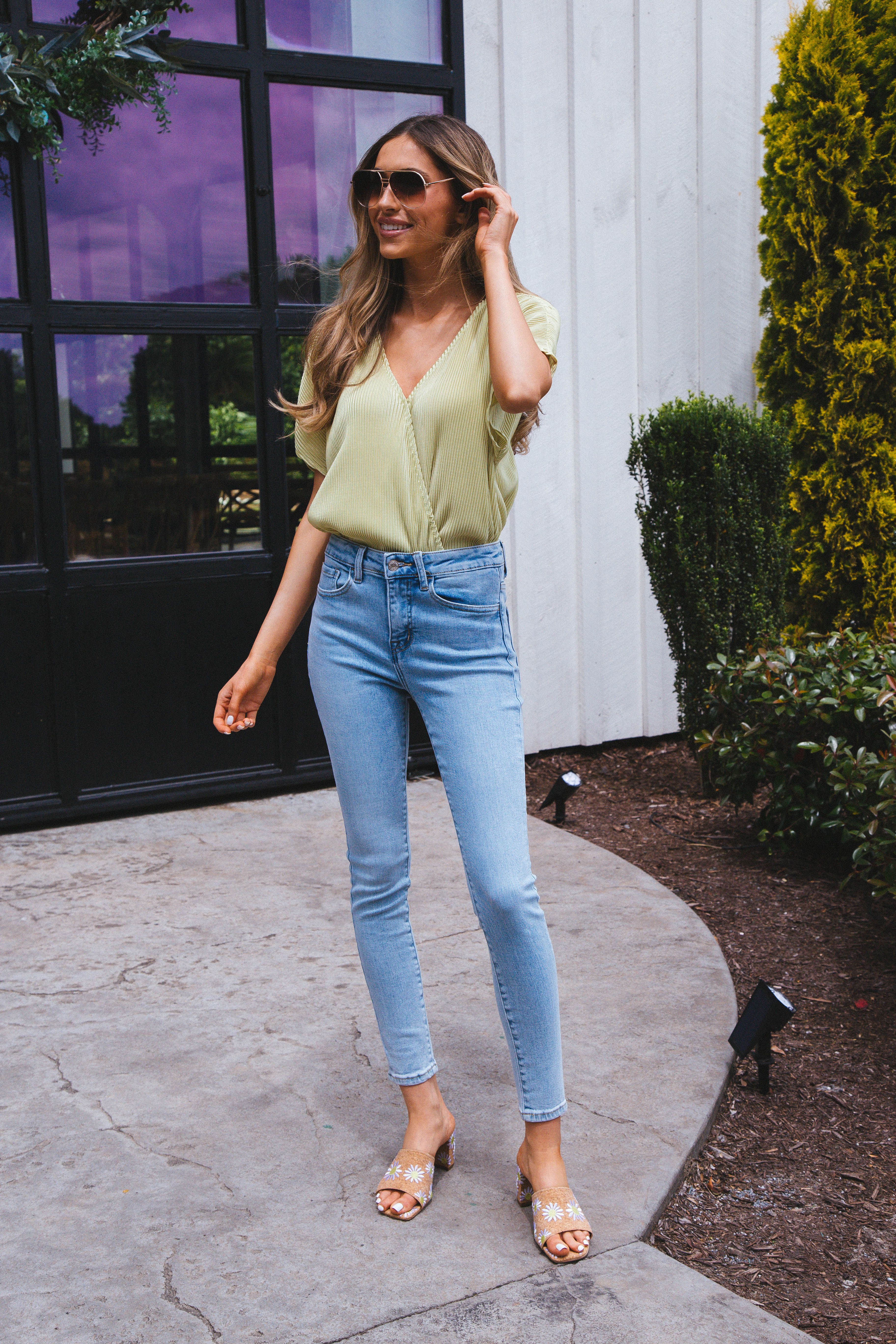 Skye High Rise Crop Skinny Jeans, Fragrant sold by North & Main Clothing Company product image thumbnail 10