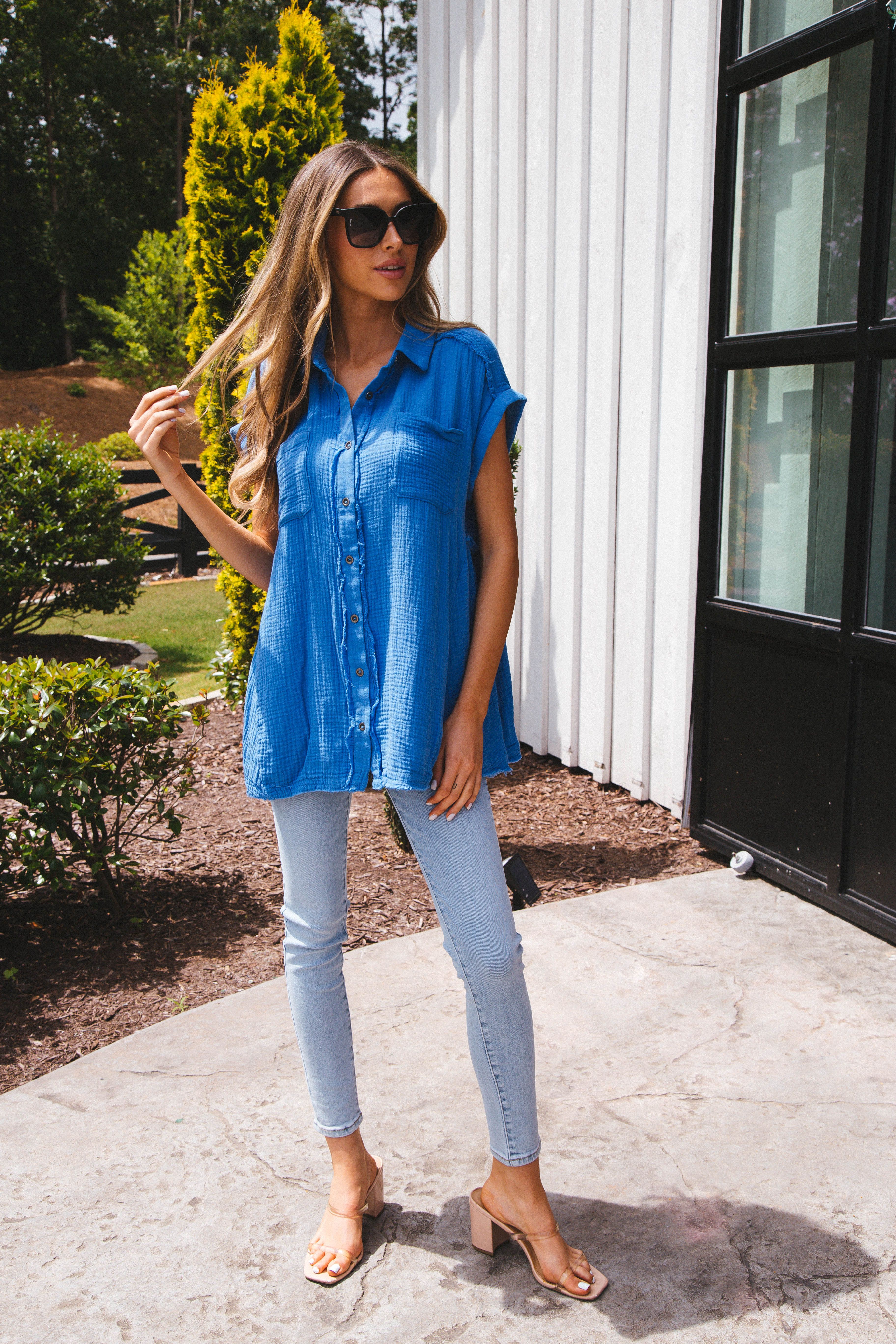 Skye High Rise Crop Skinny Jeans, Fragrant sold by North & Main Clothing Company product image thumbnail 14