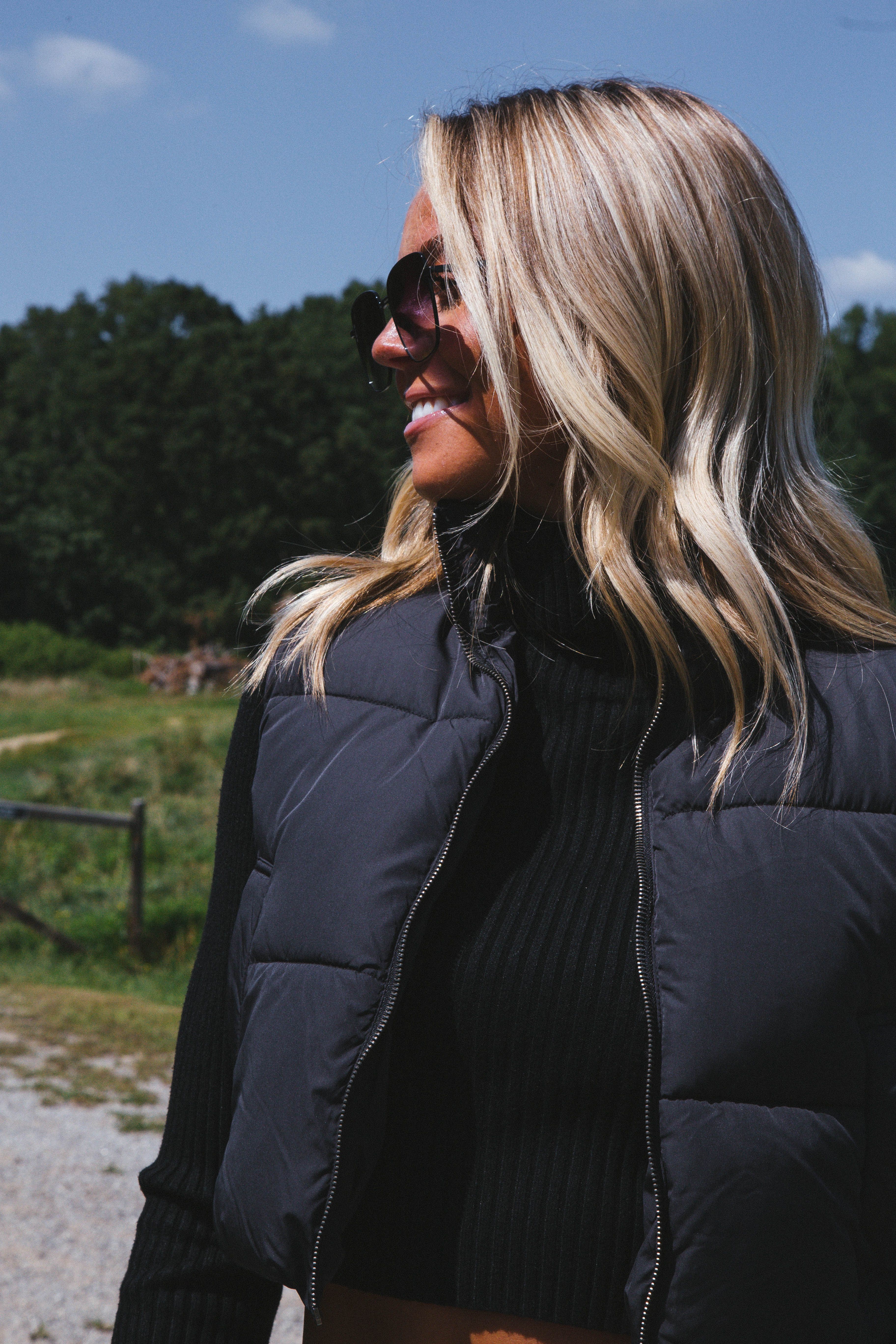 Ready To Roll Puffer Vest, Black sold by North & Main Clothing Company product image thumbnail 6