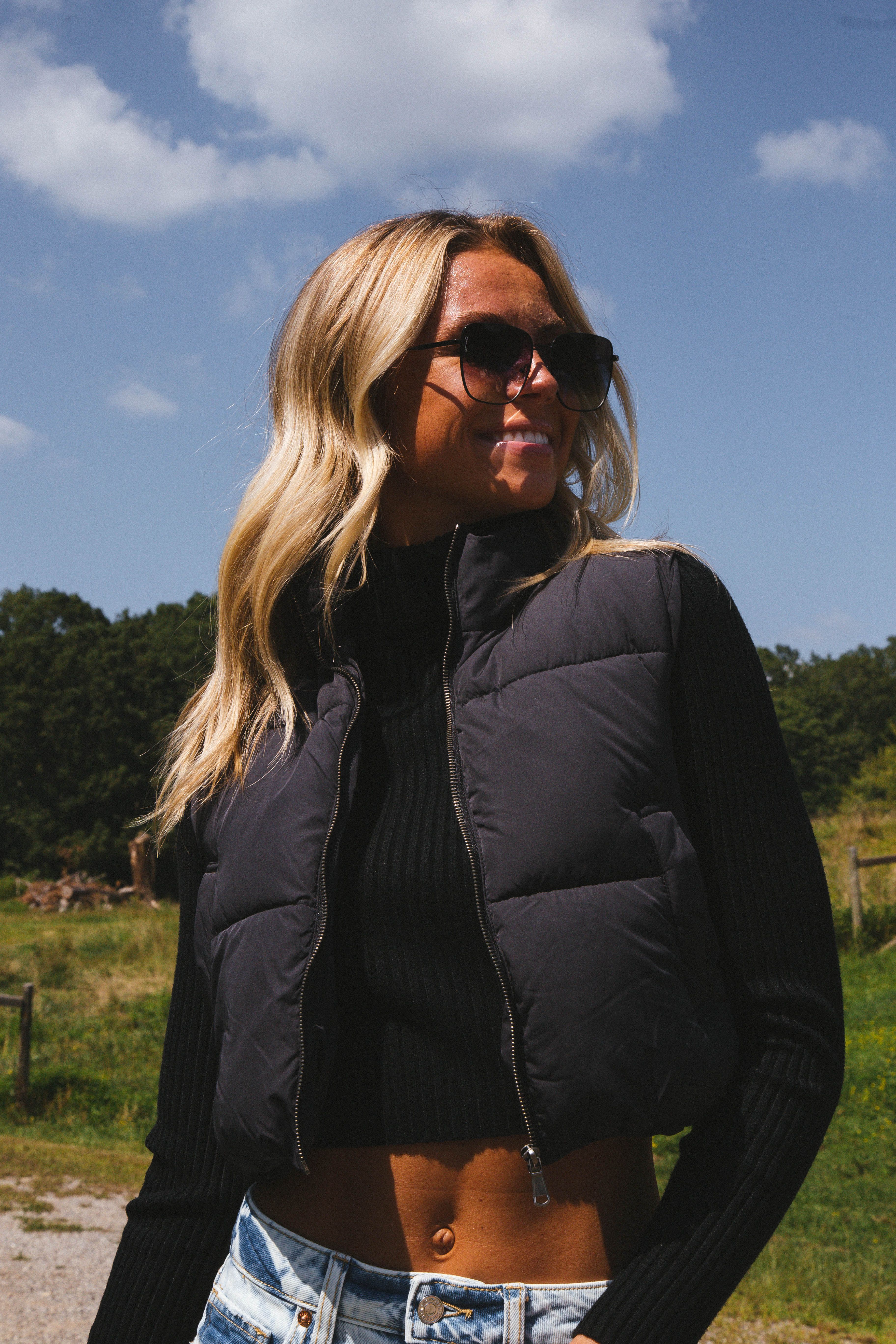 Ready To Roll Puffer Vest, Black sold by North & Main Clothing Company product image thumbnail 2