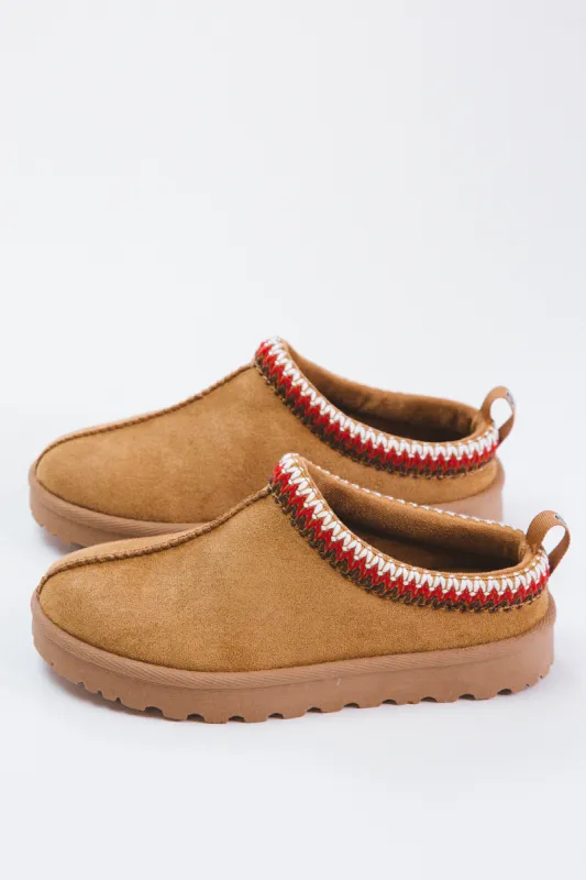 Zen Stitched Slippers, Cognac | Beach by Matisse made by North & Main Clothing Company