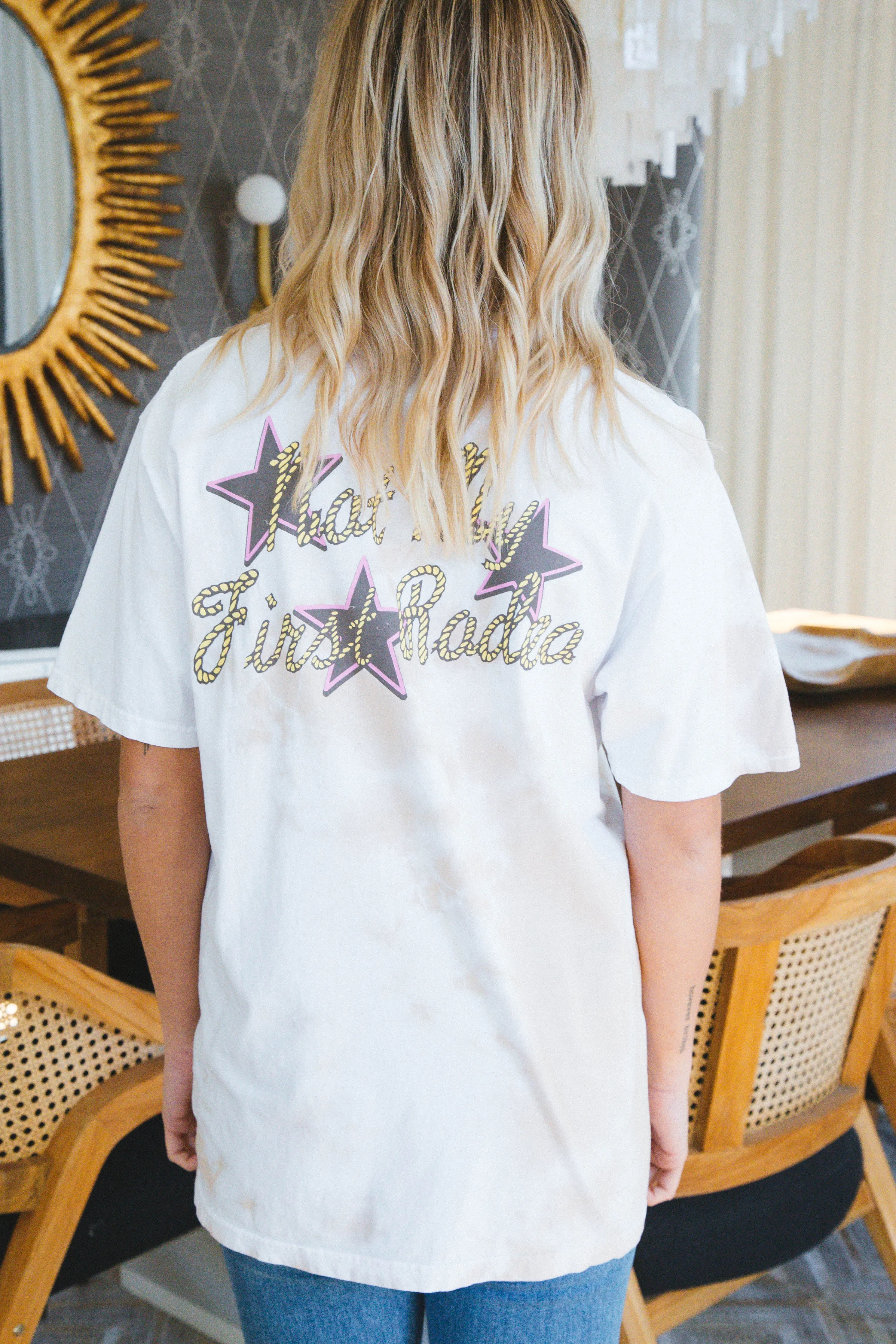 Not My First Rodeo Graphic Tee, Tie Dye | Recycled Karma sold by North & Main Clothing Company product image thumbnail 5