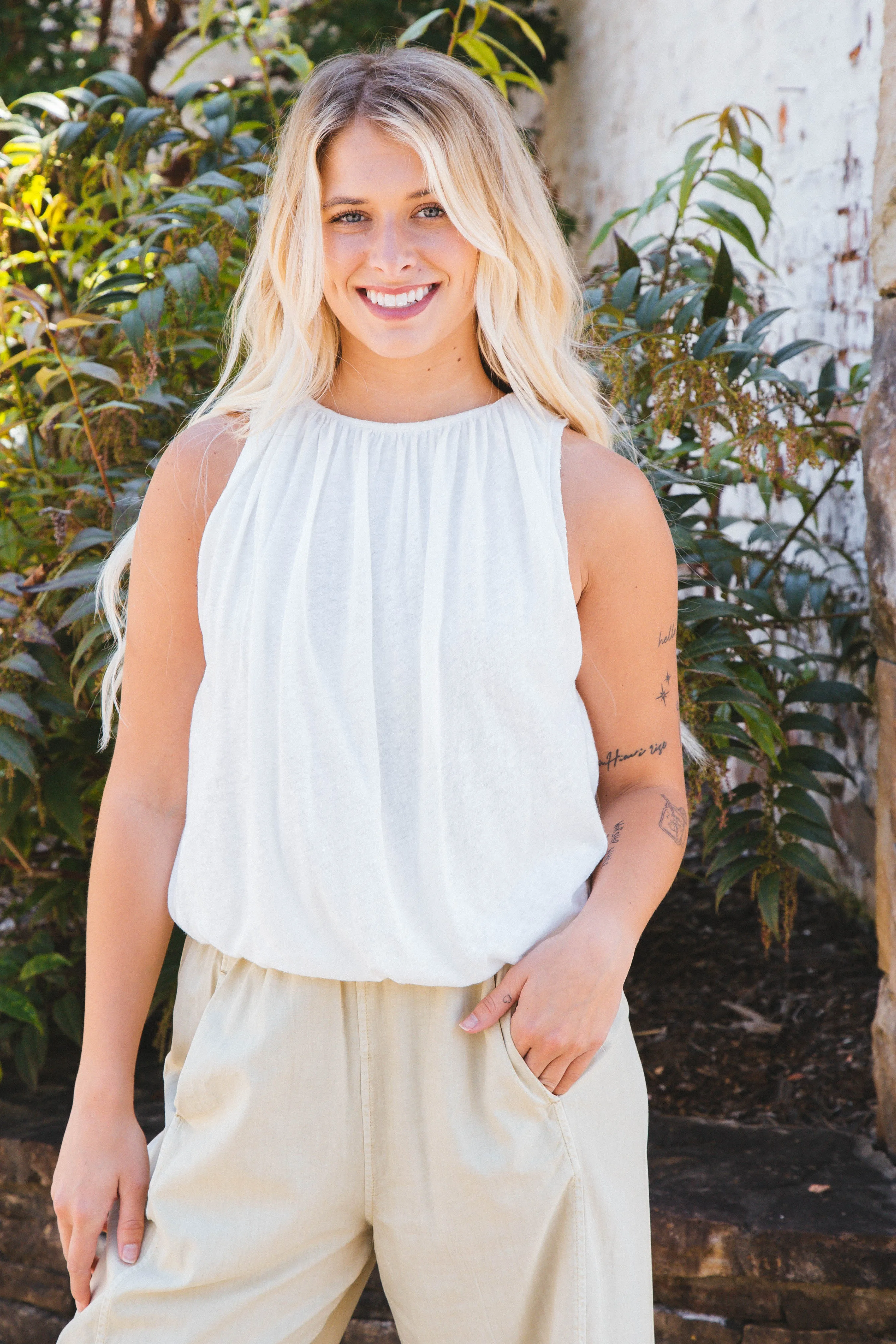 Unconditional Tank, Ivory | Free People sold by North & Main Clothing Company