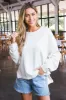 Total Eclipse Tee, Ivory | Free People sold by North & Main Clothing Company