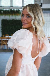 Florence Floral Mini Dress, Blush sold by North & Main Clothing Company