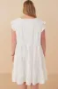 Laura Textured Floral Dress, Off White | Plus Size sold by North & Main Clothing Company