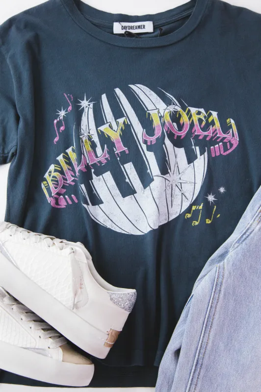 Billy Joel Planet Billy Solo Tee, Vintage Black | Daydreamer made by North & Main Clothing Company