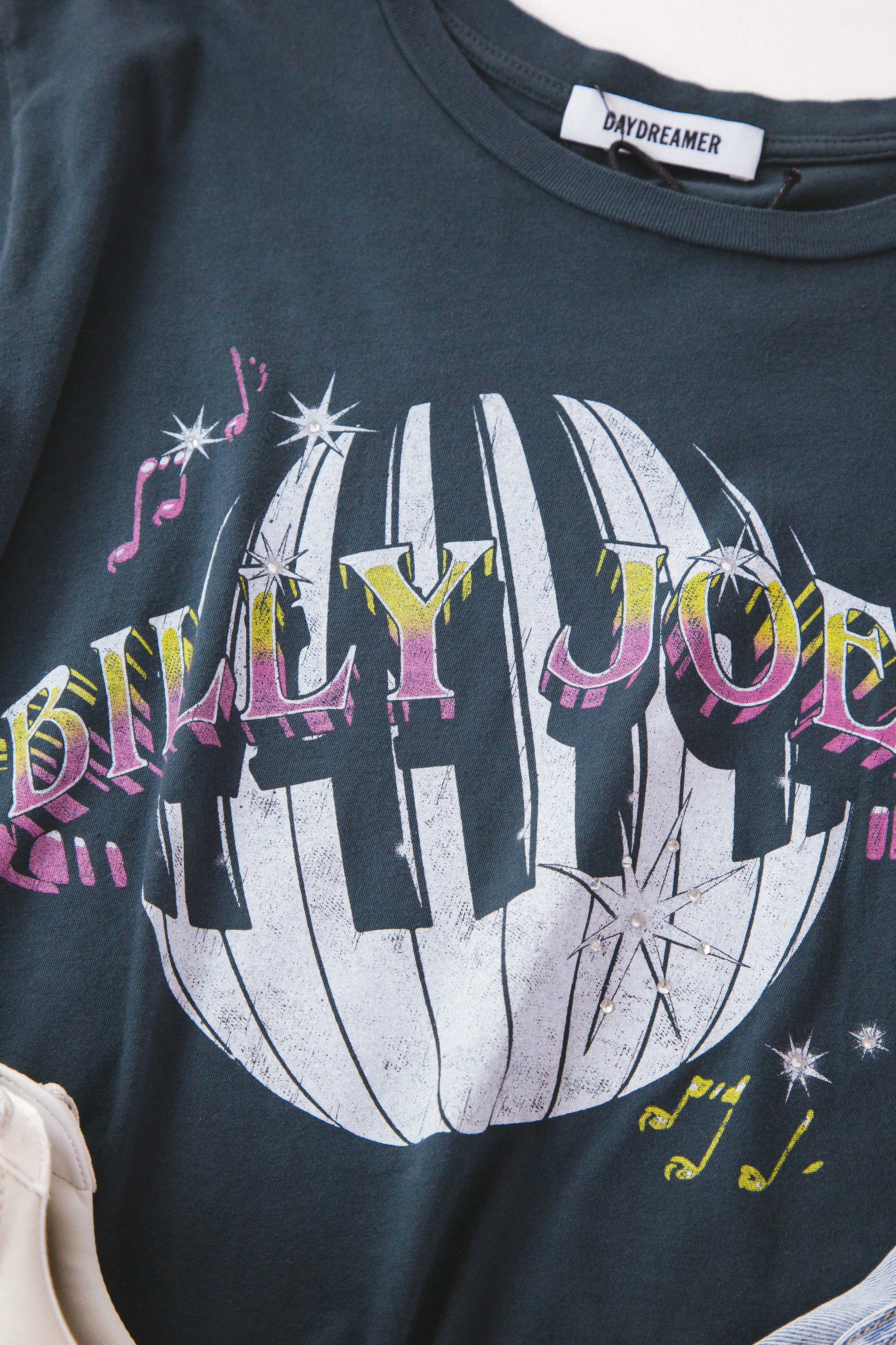 Billy Joel Planet Billy Solo Tee, Vintage Black | Daydreamer sold by North & Main Clothing Company product image thumbnail 3