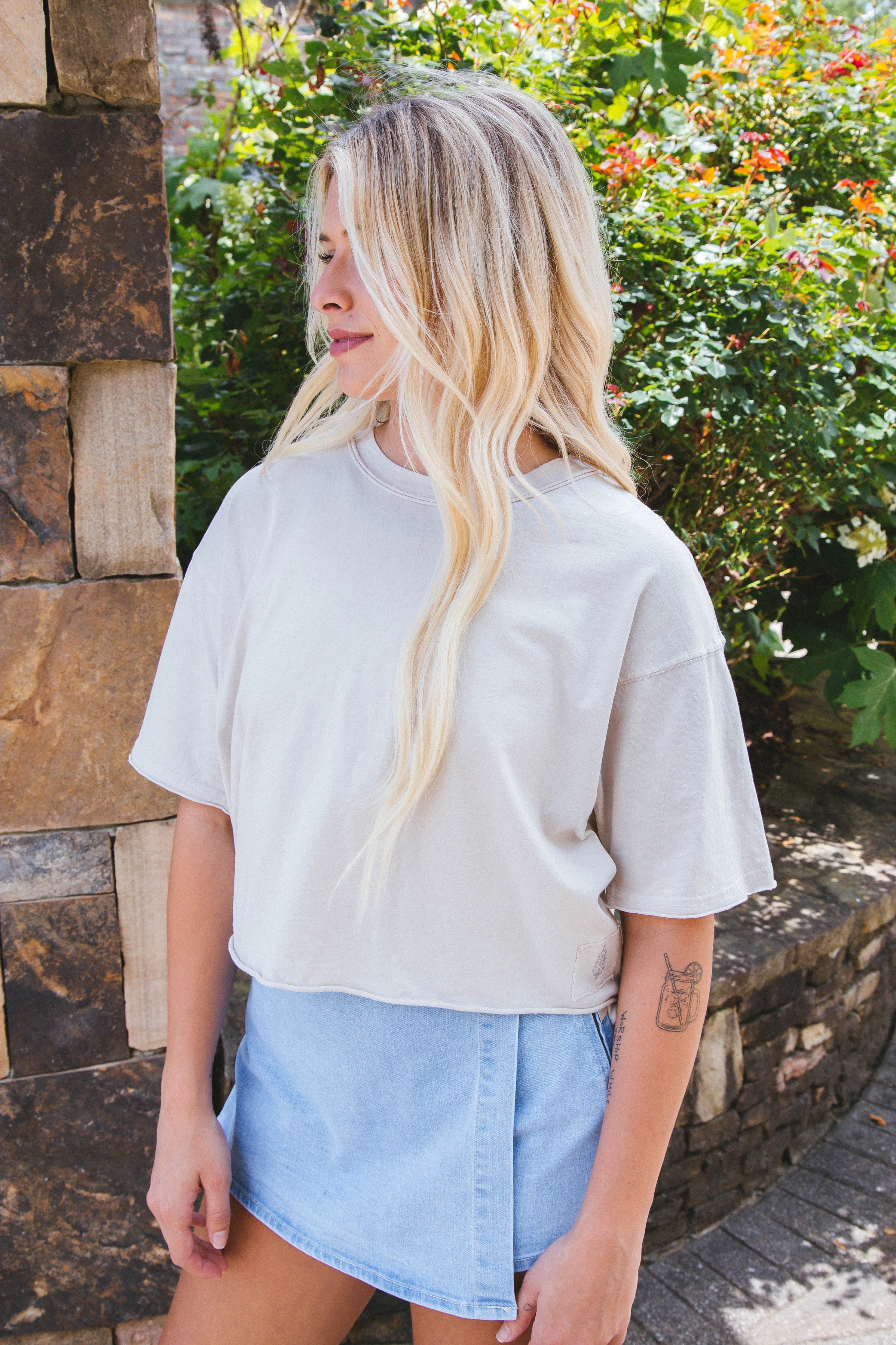 Inspire Tee, City Fog | Free People sold by North & Main Clothing Company product image thumbnail 4