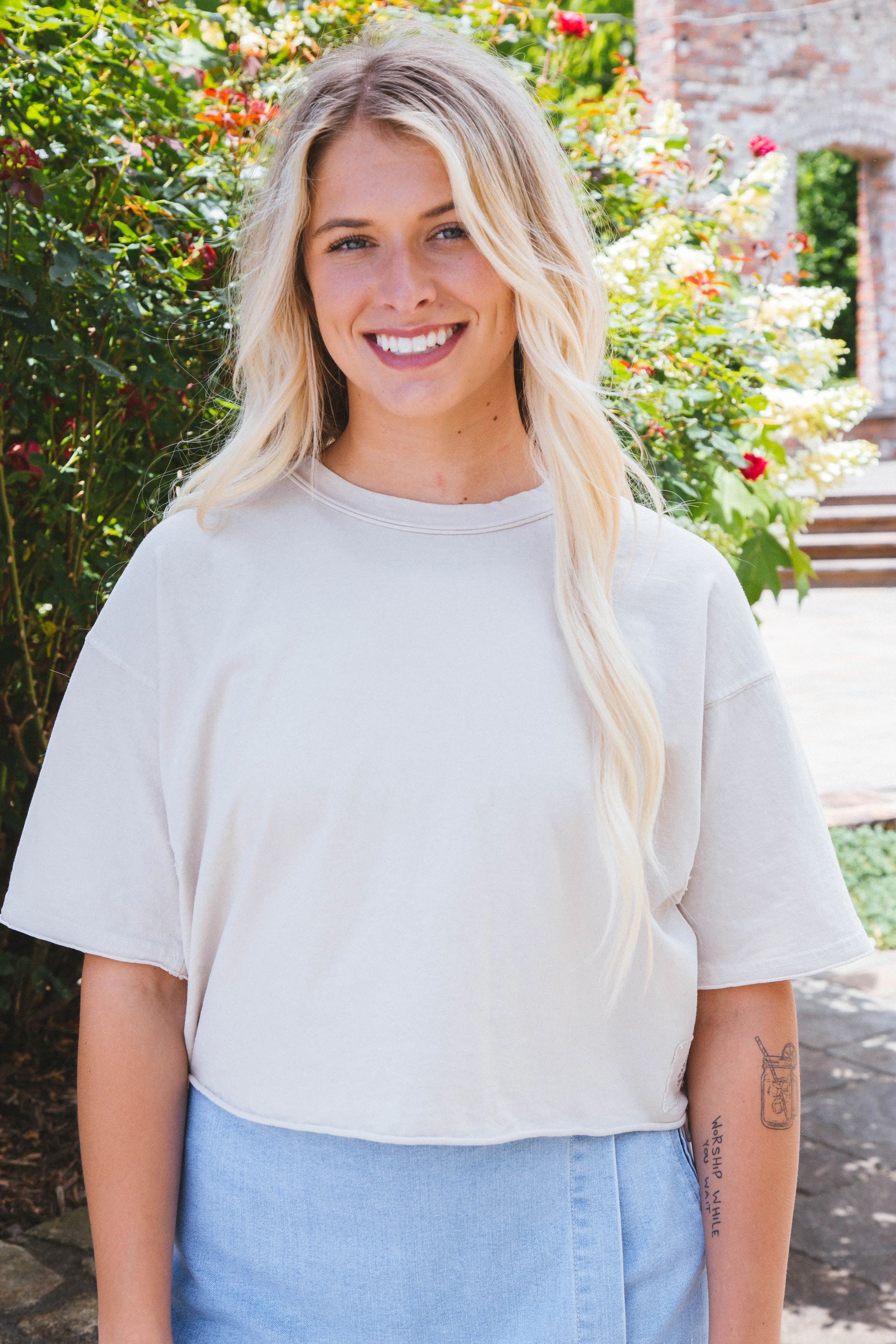 Inspire Tee, City Fog | Free People sold by North & Main Clothing Company product image thumbnail 3