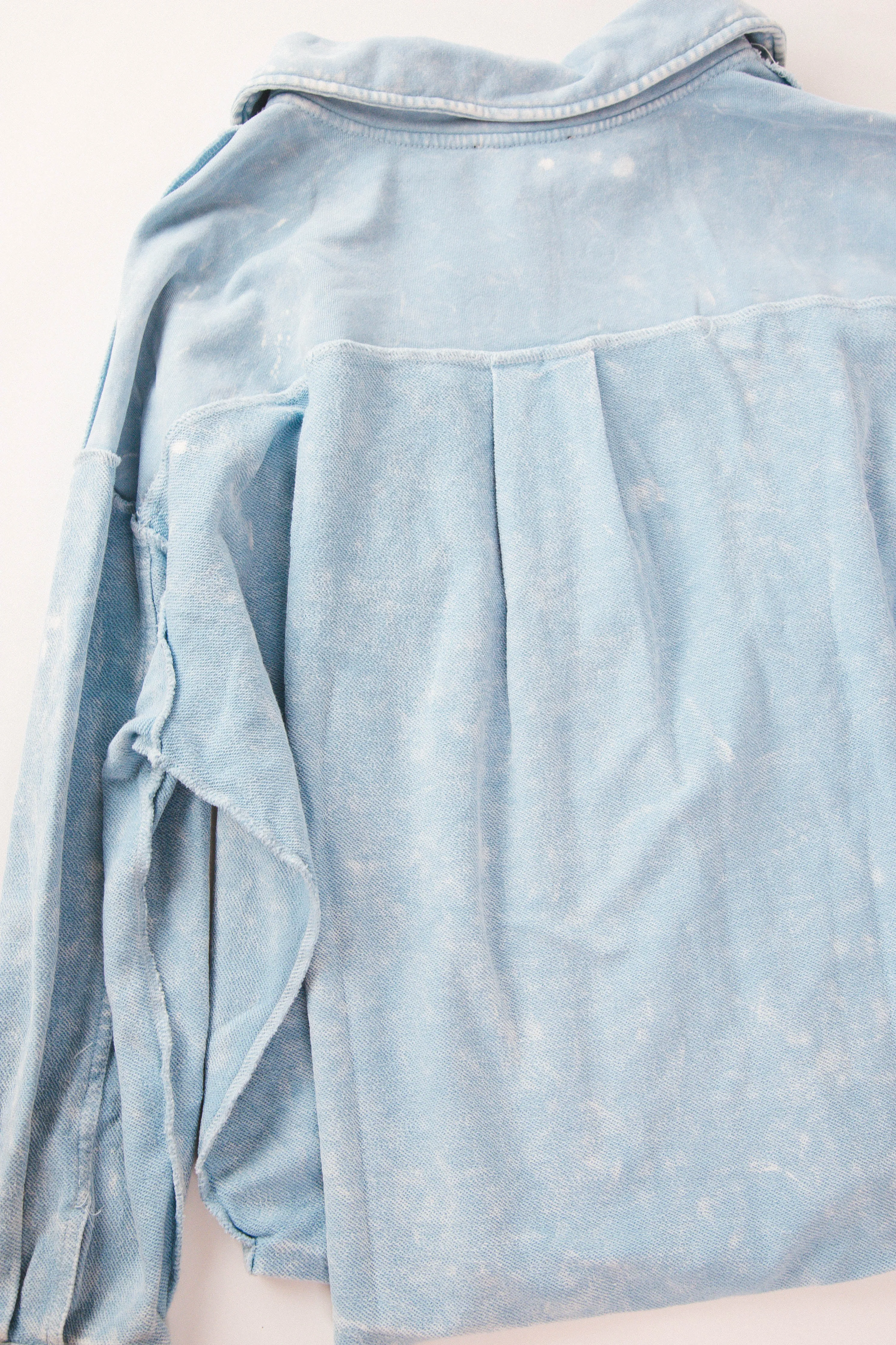 Harper Patchwork Shacket, Denim | Extended Sizes sold by North & Main Clothing Company product image thumbnail 4