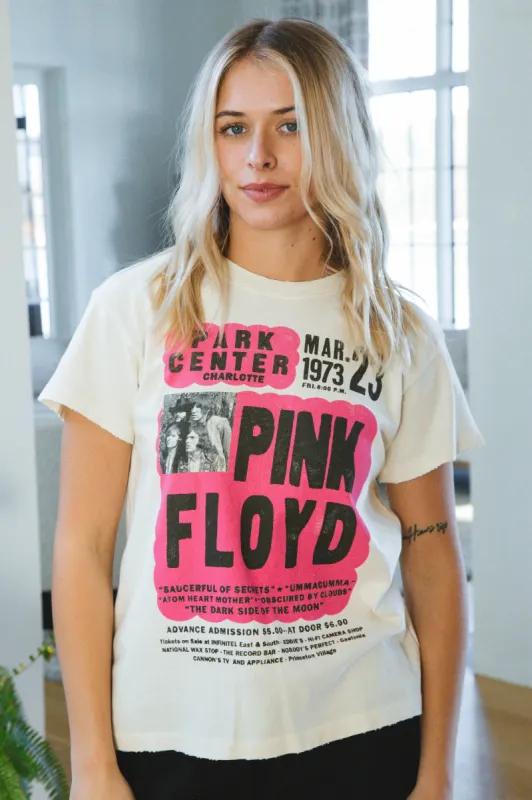 Pink Floyd 1973 Flyer Tour Tee, Stone Vintage | Daydreamer sold by North & Main Clothing Company