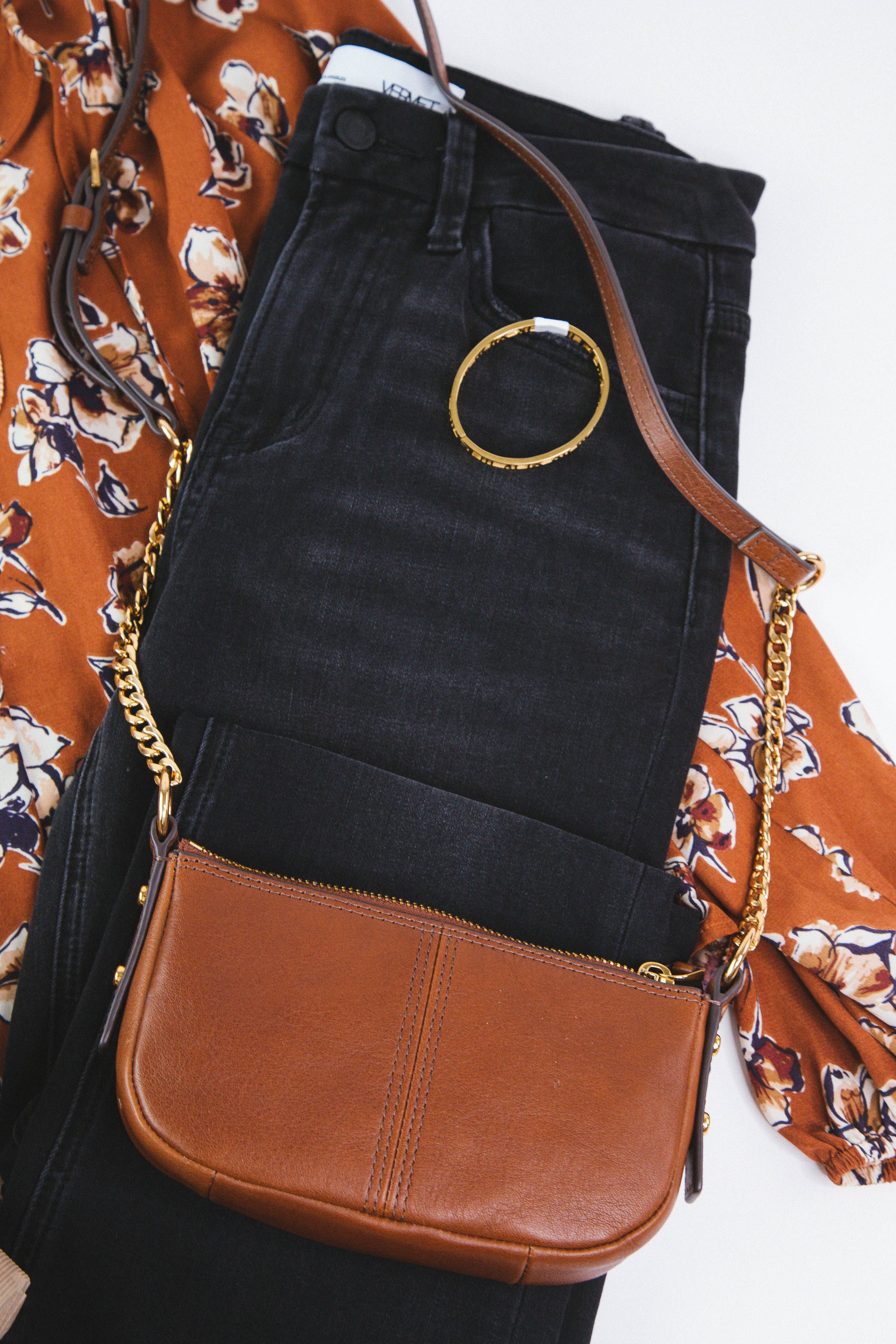 Jolie Mini Bag, Brown | FOSSIL sold by North & Main Clothing Company