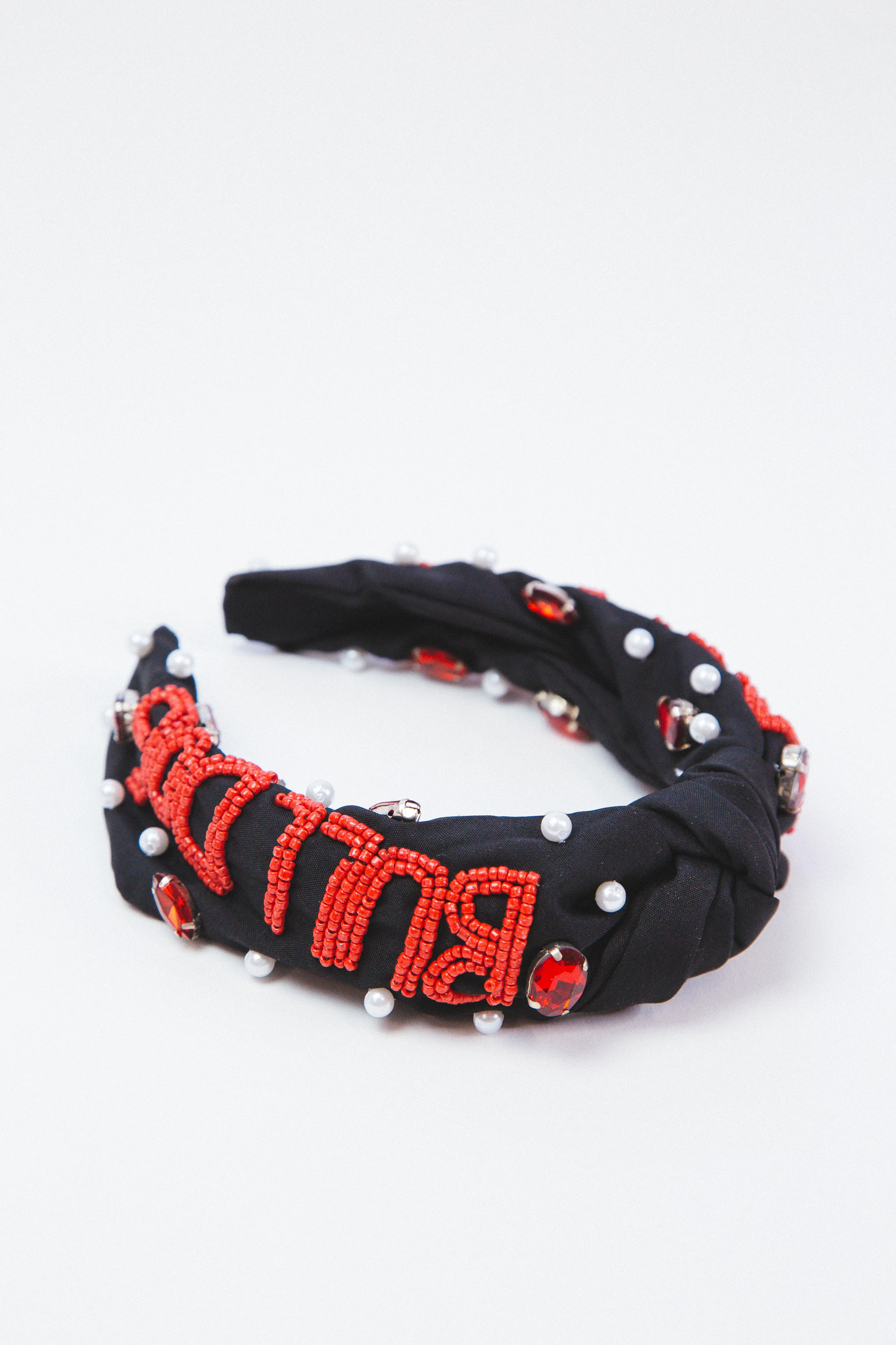 UGA Gameday Beaded Headband, Black sold by North & Main Clothing Company product image thumbnail 2