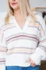 Kennedy Pullover Striped Sweater, Ivory Oat | Free People sold by North & Main Clothing Company