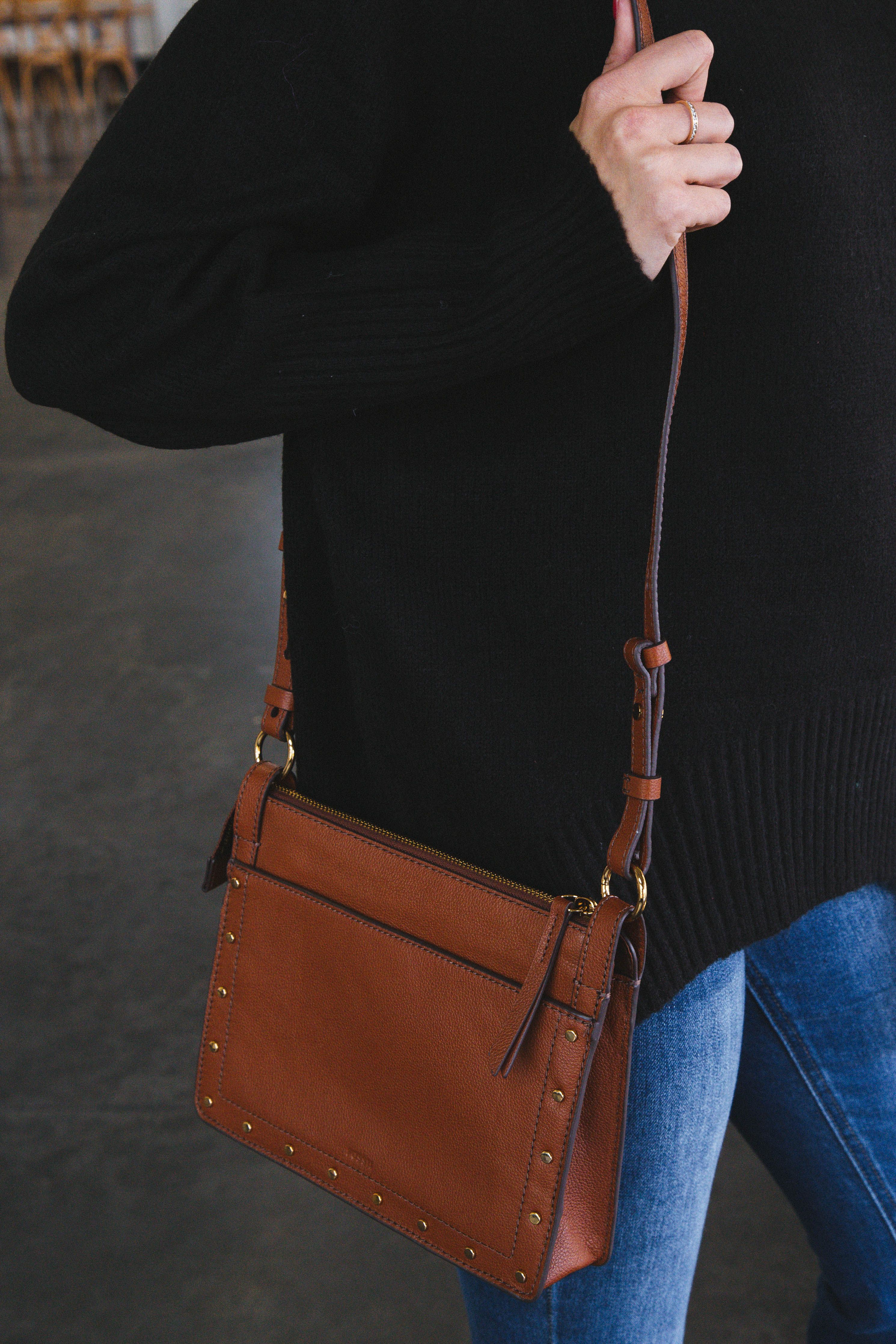 Taryn Crossbody, Brown | Fossil® sold by North & Main Clothing Company product image thumbnail 2