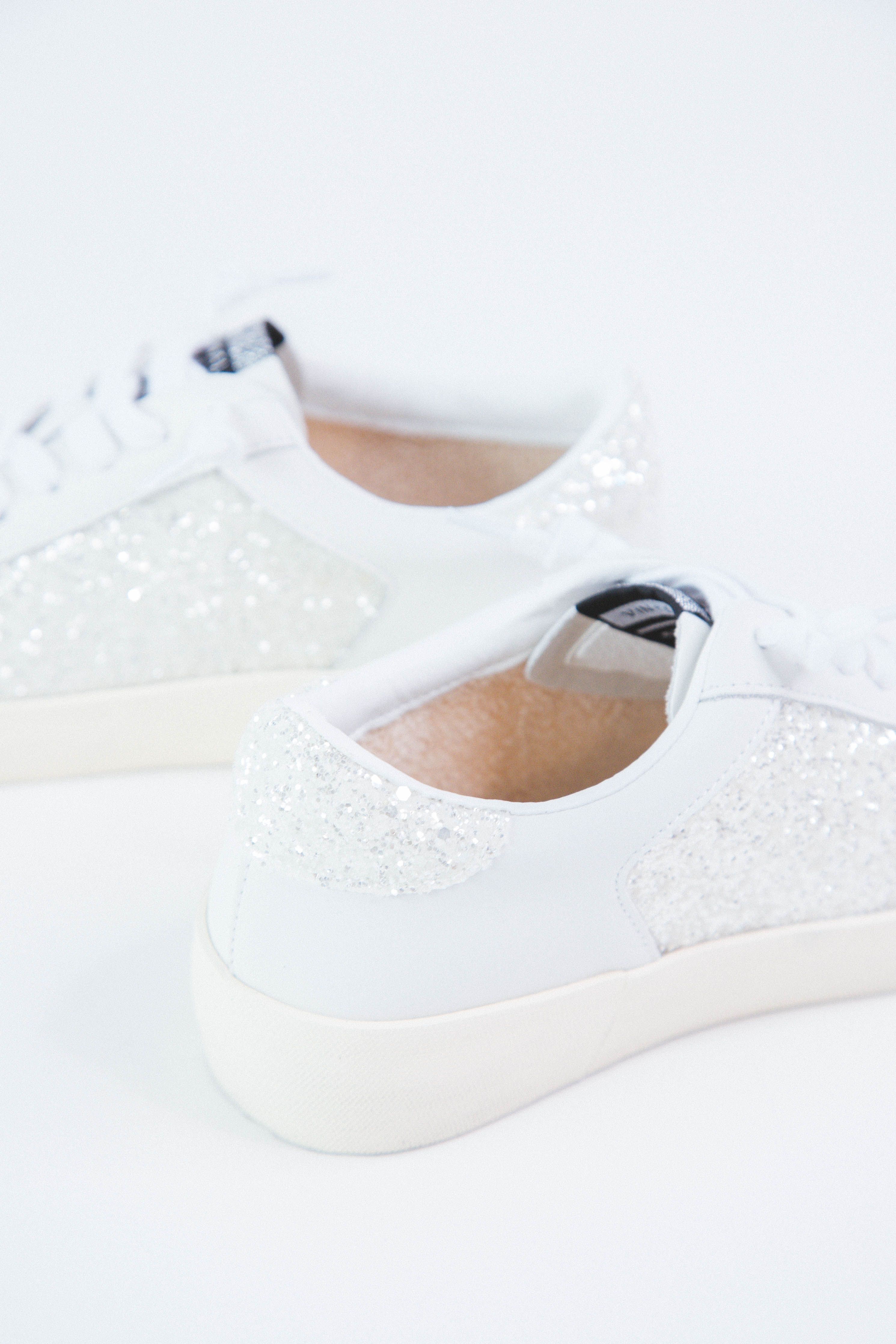 Reflex White Star Glitter Sneaker, White Glitter | Vintage Havana sold by North & Main Clothing Company product image thumbnail 2