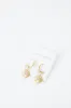 Star Pendant Huggie Earring, Gold sold by North & Main Clothing Company