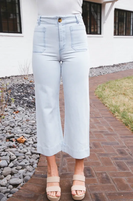 Alyx Twill Utility Pant, Powder Blue | Velvet Heart sold by North & Main Clothing Company