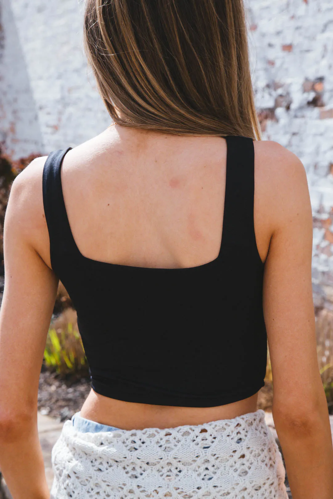 Citrine Crop Top, Black sold by North & Main Clothing Company product image thumbnail 5