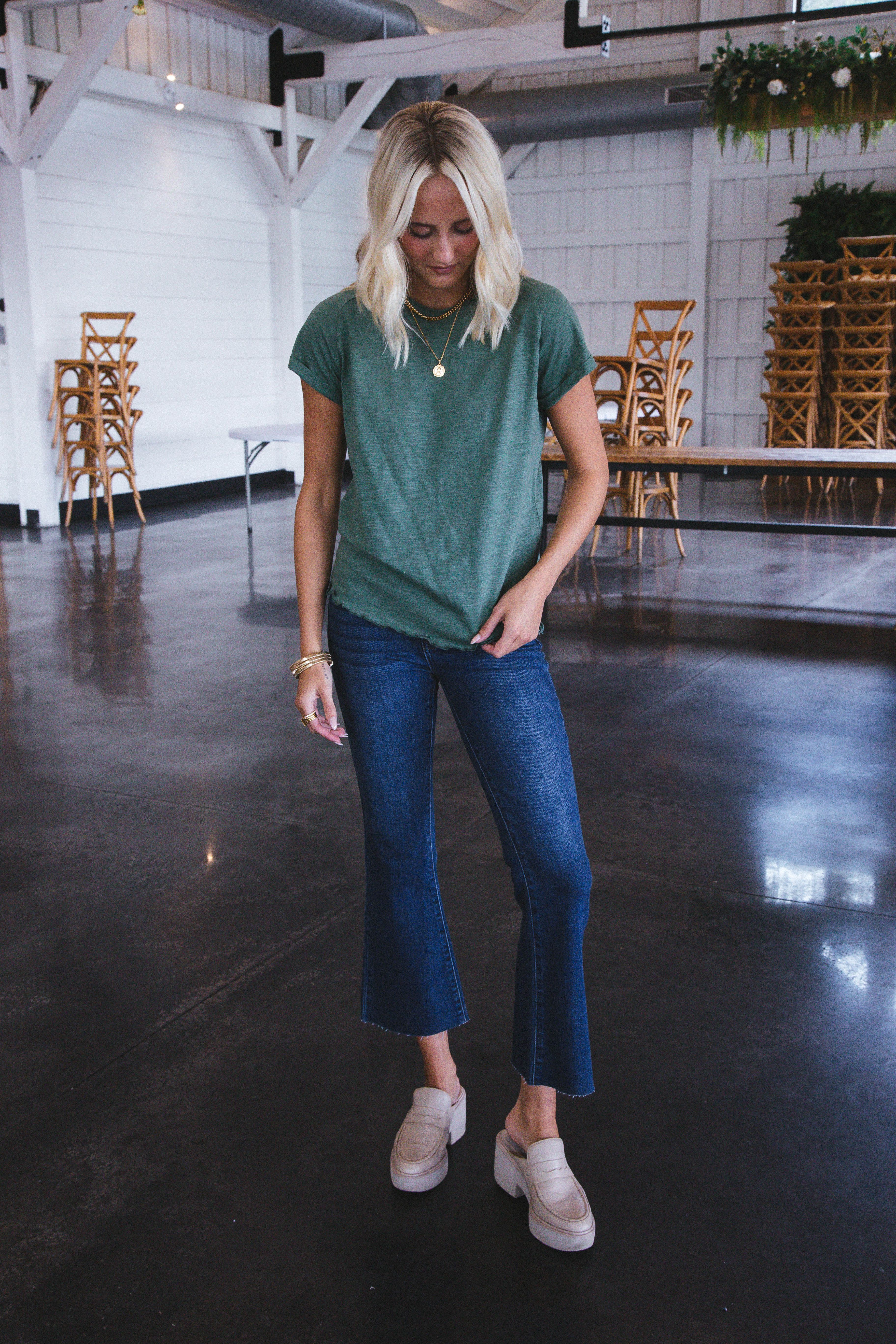 Beautiful Baby T-shirt, Bamboo Green sold by North & Main Clothing Company product image thumbnail 4