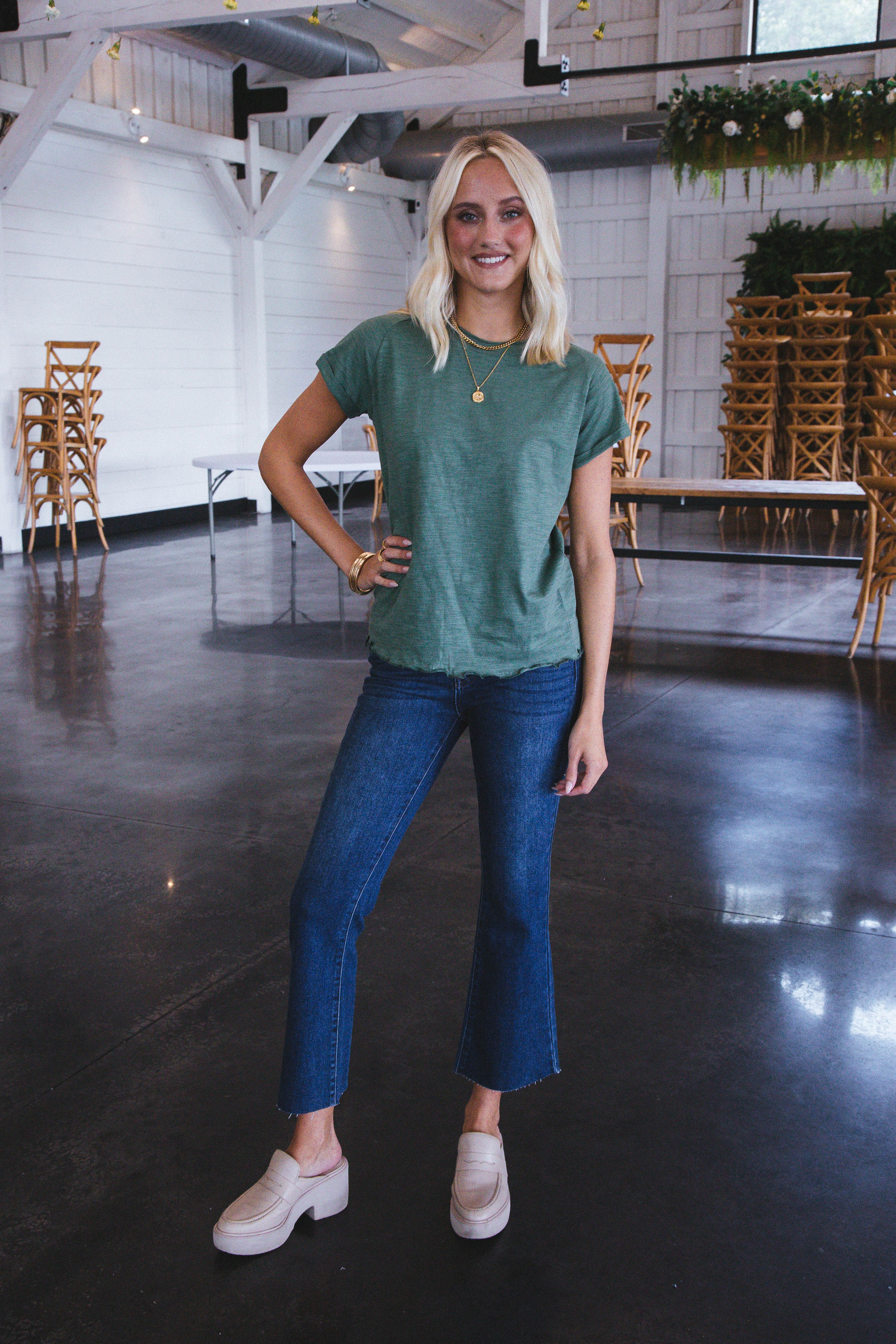 Beautiful Baby T-shirt, Bamboo Green sold by North & Main Clothing Company product image thumbnail 5