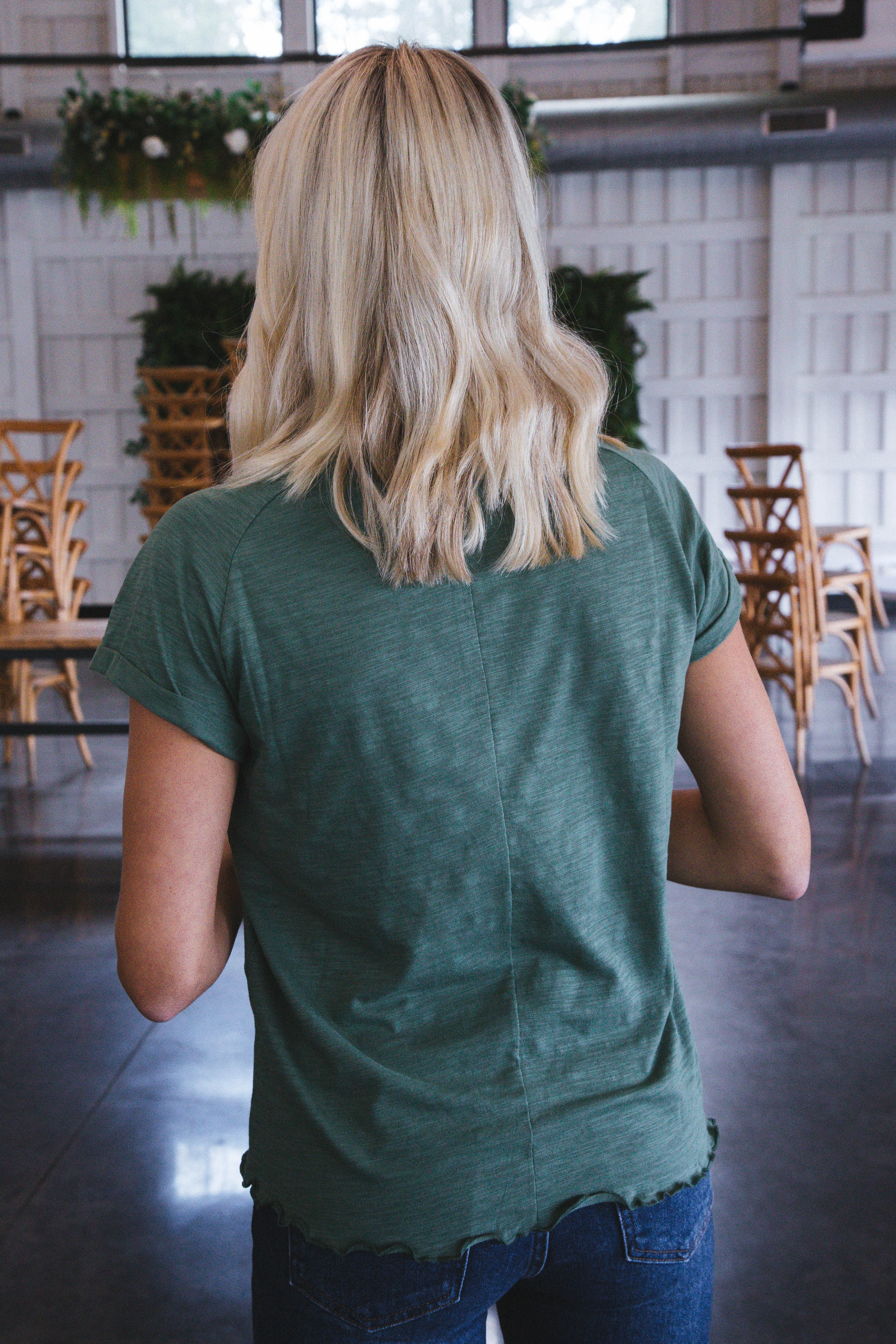 Beautiful Baby T-shirt, Bamboo Green sold by North & Main Clothing Company product image thumbnail 3