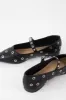 Wise Mary Jane Flats, Black sold by North & Main Clothing Company