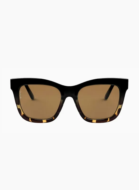 Irma Sunglasses, Black Tort/Brown | Otra sold by North & Main Clothing Company