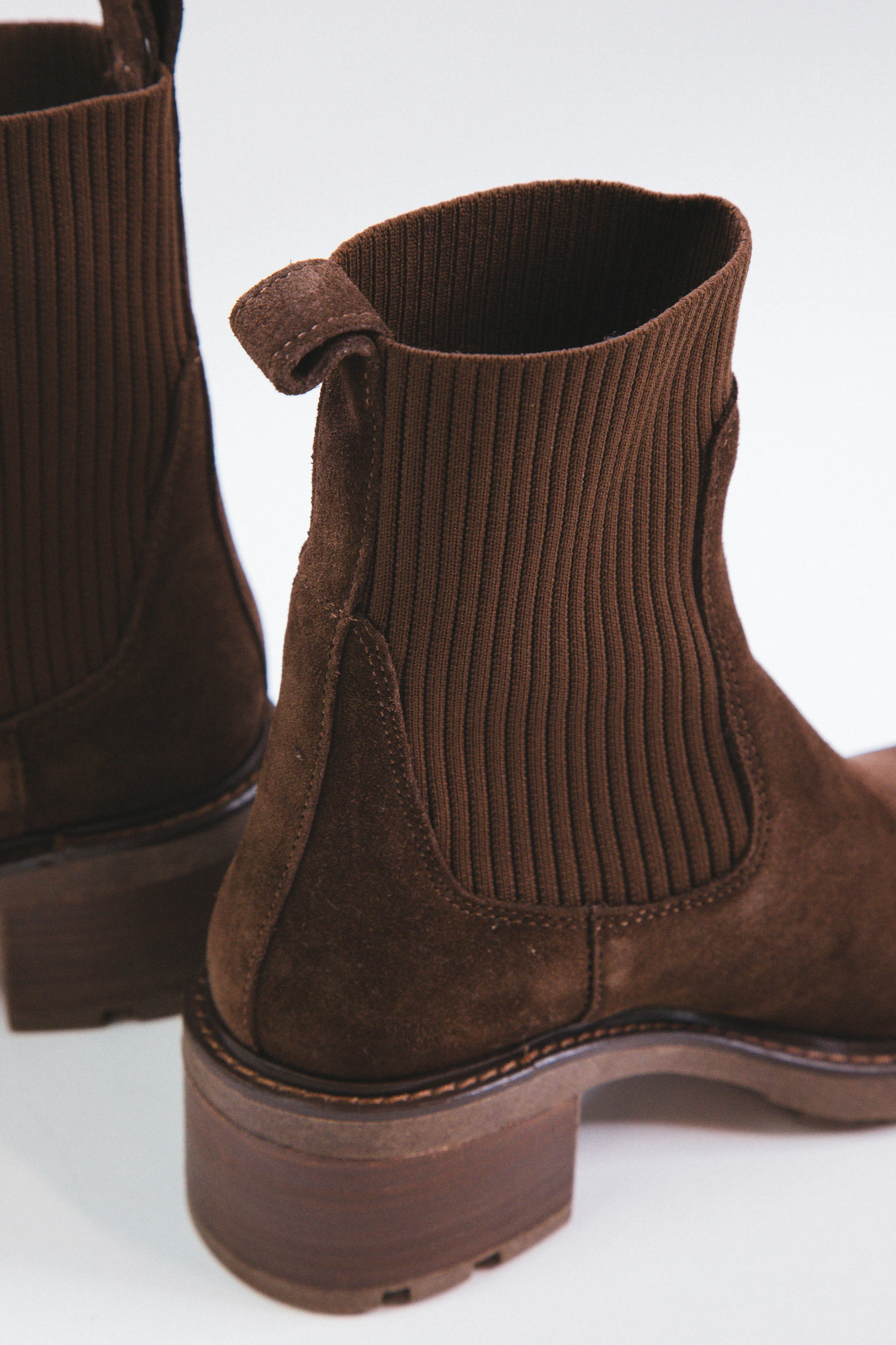 Kiley Pull On Chelsea Boot, Brown Suede | Steve Madden sold by North & Main Clothing Company product image thumbnail 2