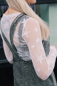 Noemie Denim Mini Dress, On Mute | Free People sold by North & Main Clothing Company