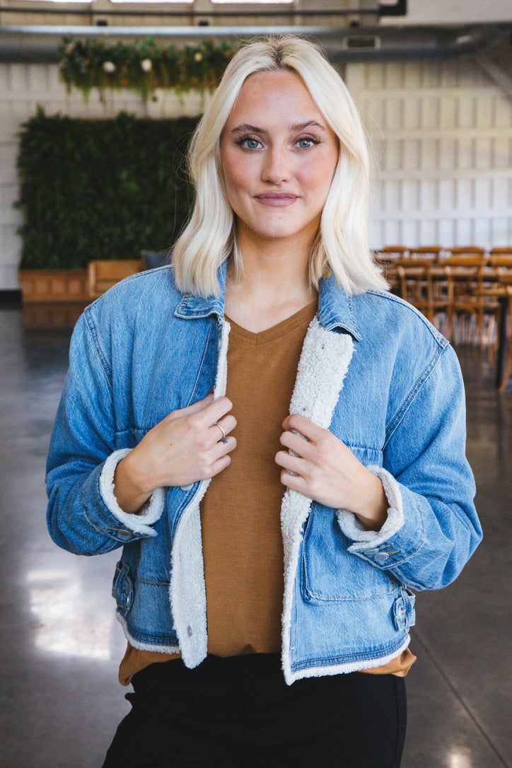 Rae Short Sleeve V-Neck Tee, Pale Brown sold by North & Main Clothing Company product image thumbnail 2