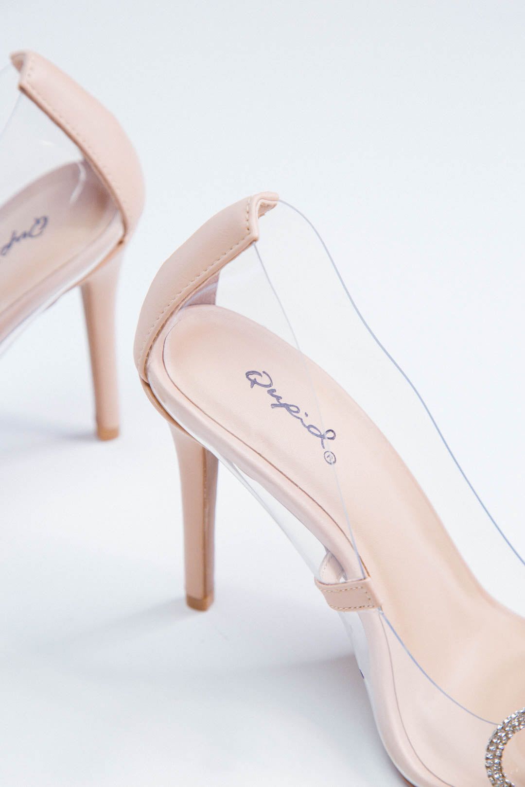 Show Clear Heel, Clear/Nude sold by North & Main Clothing Company product image thumbnail 3