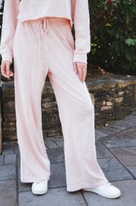 Lena Lounge Pants, Dusty Pink sold by North & Main Clothing Company