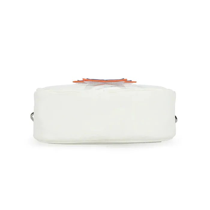 Mini Linda Clear Crossbody Bag, Clear/White | Vintage Havana sold by North & Main Clothing Company product image thumbnail 4