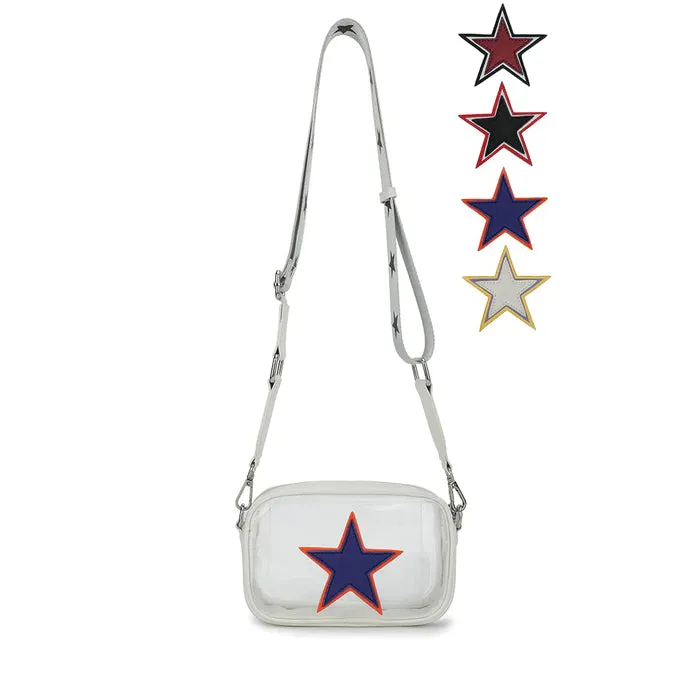 Mini Linda Clear Crossbody Bag, Clear/White | Vintage Havana sold by North & Main Clothing Company product image thumbnail 2