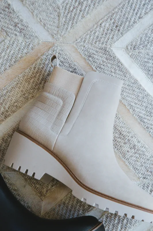 Bait Lug Wedge Bootie, Stone sold by North & Main Clothing Company