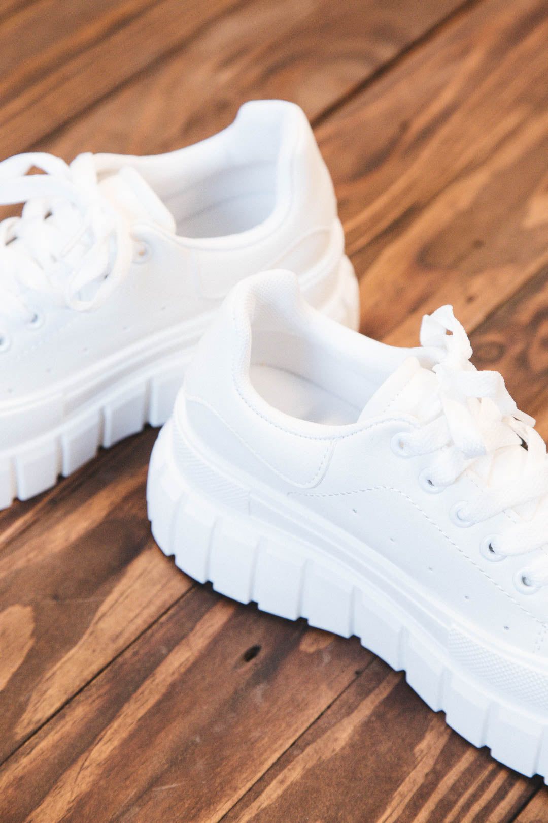 Newly Chunky Sole Sneaker, White sold by North & Main Clothing Company product image thumbnail 2