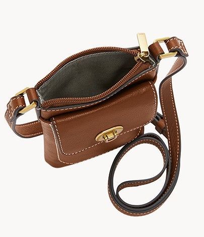 Harper Phone Bag, Brown | Fossil® sold by North & Main Clothing Company product image thumbnail 2