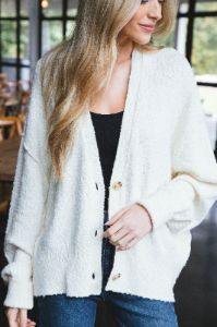 Found My Friend Cardigan, Cream | Free People sold by North & Main Clothing Company