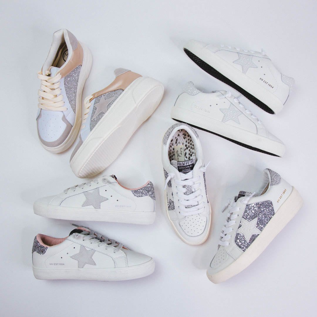 Dayna Pearl Star Sneaker, White Multi | Vintage Havana sold by North & Main Clothing Company product image thumbnail 3