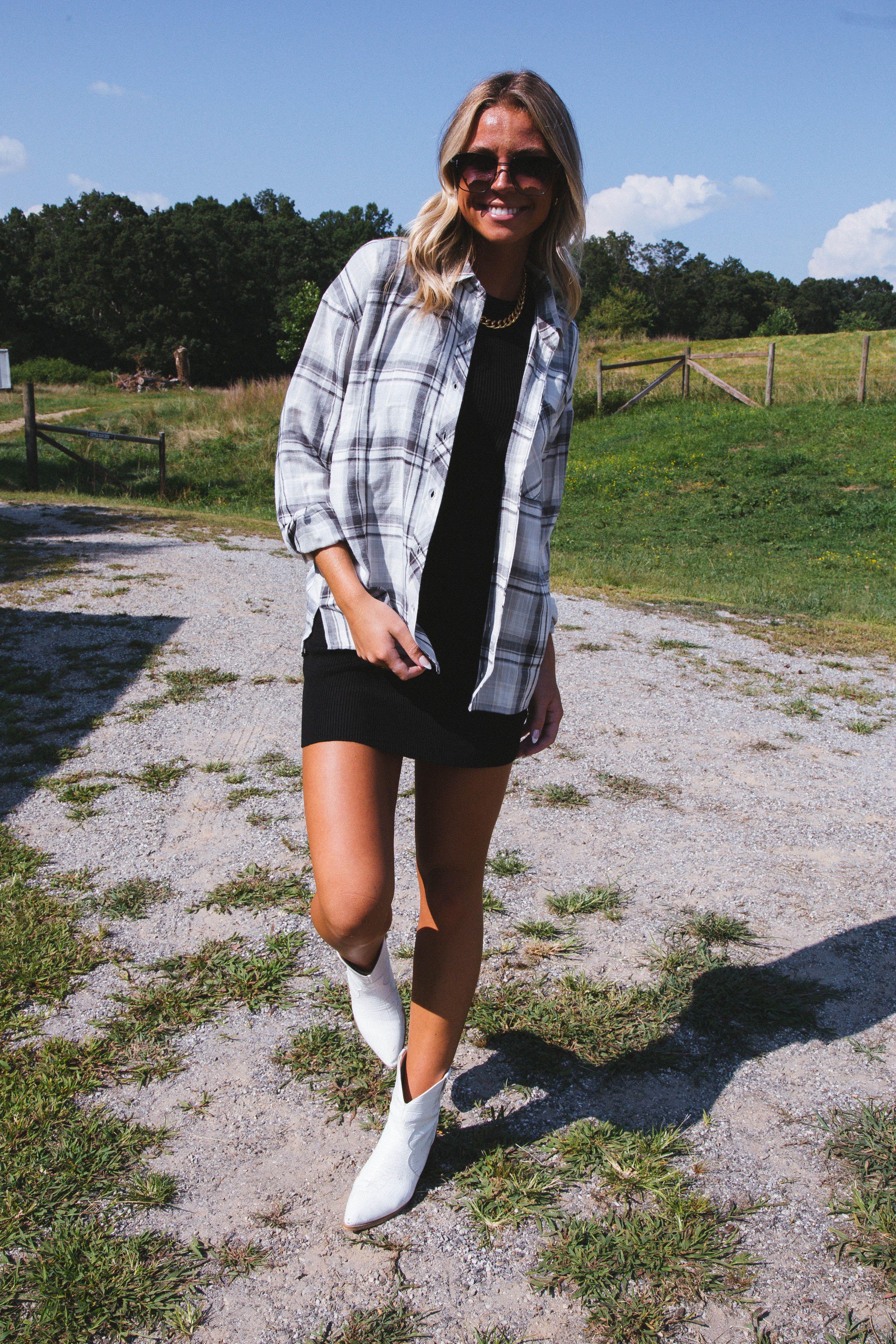 Stay Fresh Plaid Flannel, Grey sold by North & Main Clothing Company product image thumbnail 14