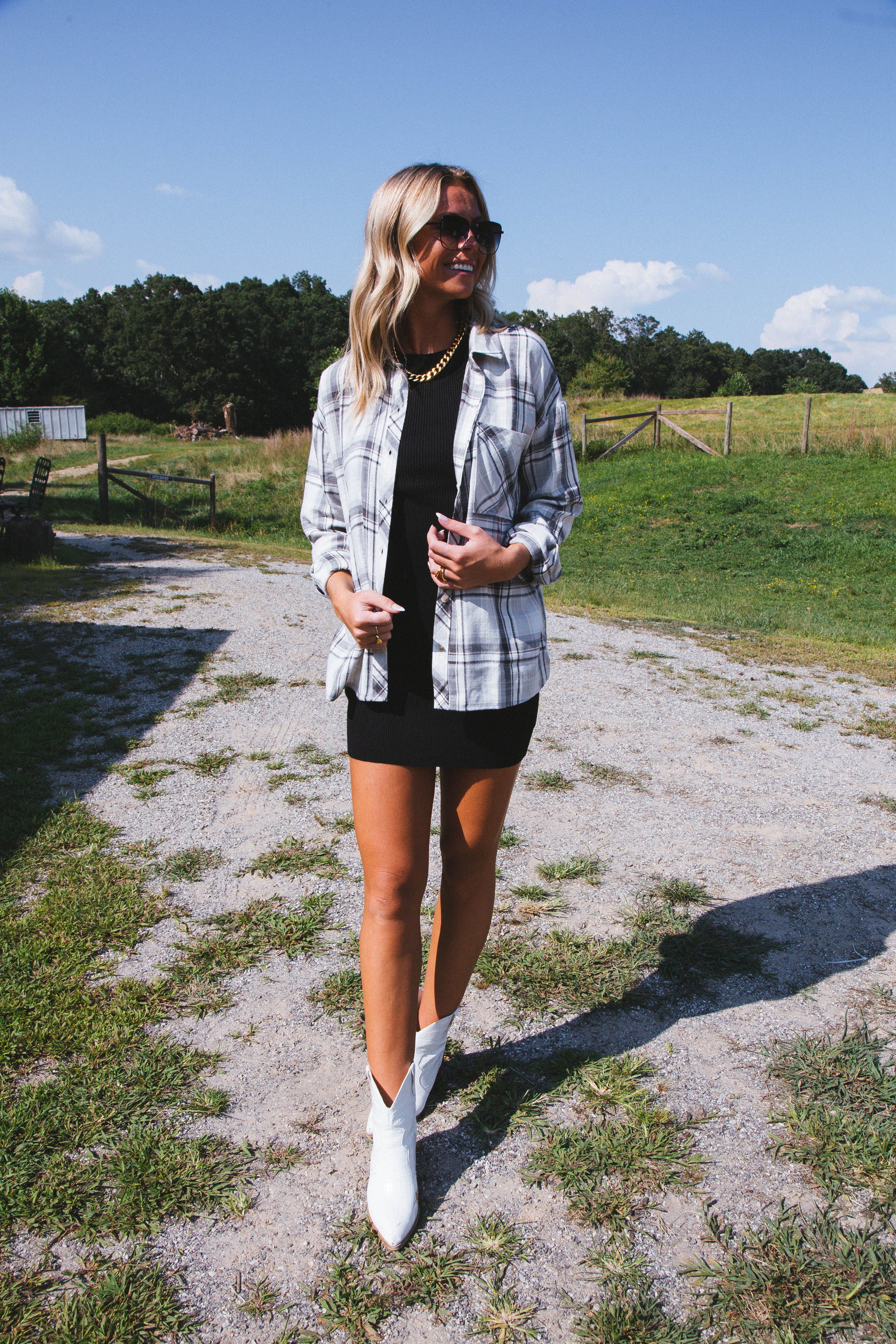 Stay Fresh Plaid Flannel, Grey sold by North & Main Clothing Company product image thumbnail 15